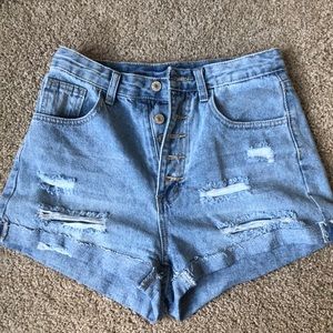 Shein high-waisted shorts